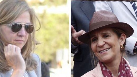 Las infantas Elena y Cristina se vacunaron contra el coronavirus en Emiratos Árabes Unidos