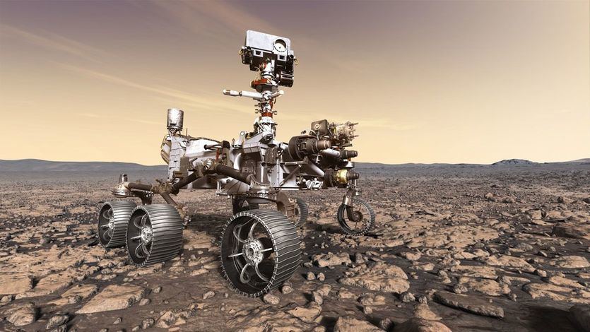 El primer paseo del rover Perseverance en Marte