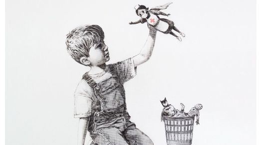 Subasta de récord para Banksy: 19,4 millones por su última obra