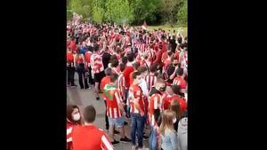 Gran indignación por las aglomeraciones en Lezama para despedir al Athletic