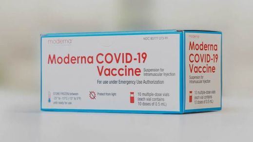 Más buenas noticias de vacunas: llegan 328.800 dosis de Moderna