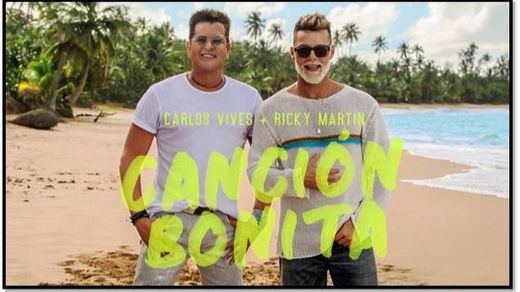Ricky Martin y Carlos Vives lanzan su 'Canción bonita', dedicada a Puerto Rico