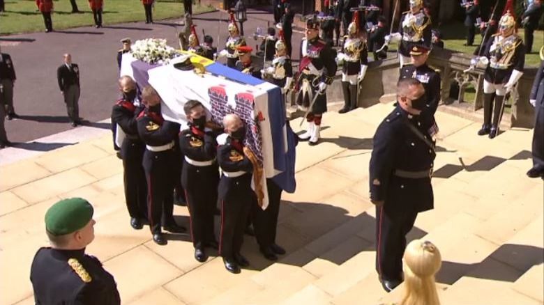 El último adiós al duque de Edimburgo: un funeral solemne, marcado por la pandemia