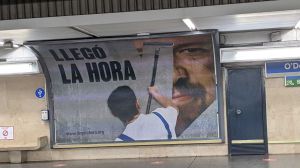 Polémica campaña publicitaria de Hazte Oír contra Pablo Iglesias: "Llegó la hora"