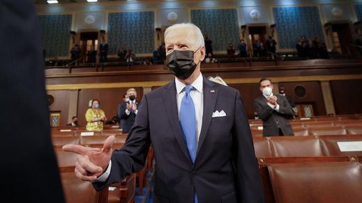 Biden defiende el plan de recuperación en el discurso de sus primeros 100 días de mandato