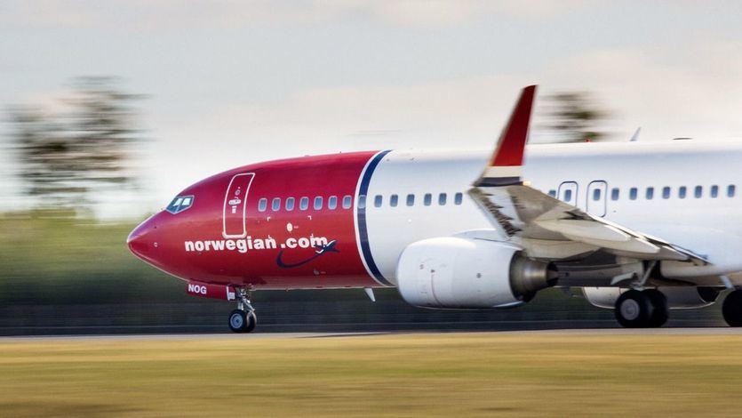 La aerolínea Norwegian anuncia el despido del 85% de su plantilla en España