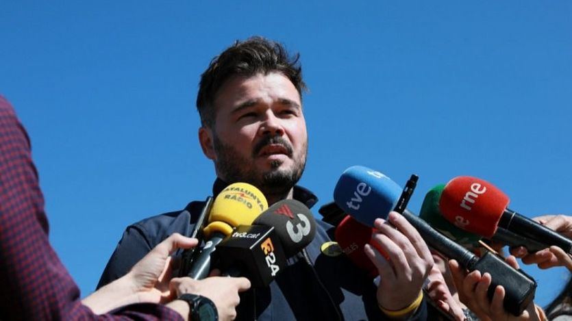 Rufián tacha de 'narcosala de la ultraderecha' la protesta de Colón