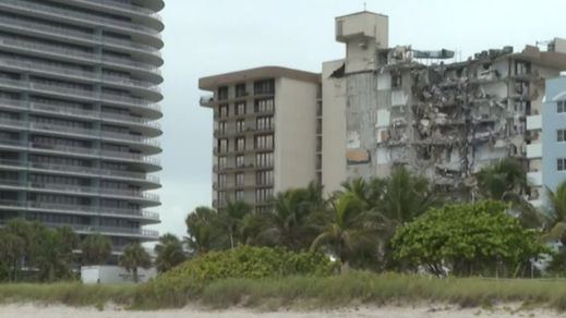 Un centenar de desaparecidos y 3 fallecidos tras el derrumbe de un edificio en Miami