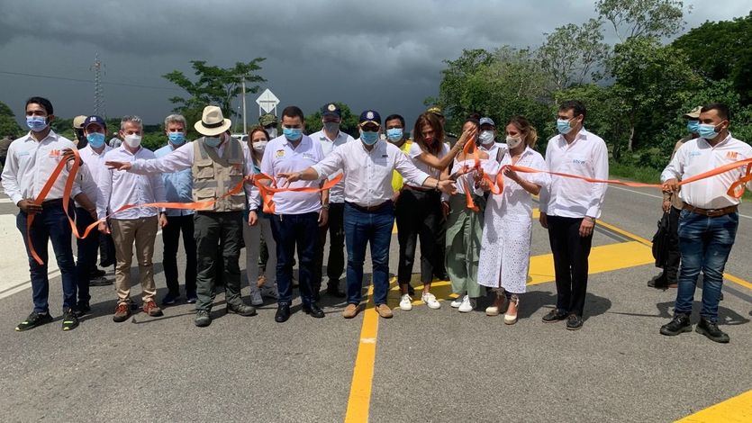 El presidente de Colombia, Iván Duque, inaugura la primera concesión de Sacyr en el país