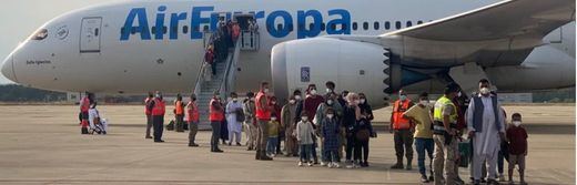 Aterriza en Torrejón el último avión del dispositivo de evacuación de Afganistán