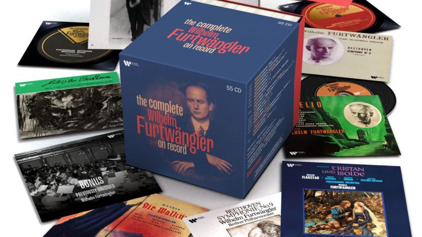 Un lujo y una primicia: la totalidad de las grabaciones del legendario músico Wilhelm Furtwäng recogidas en 55 CD's