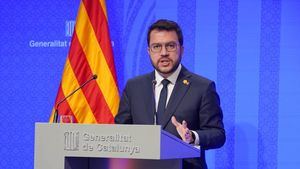 Aragonès dinamita la mesa de diálogo vetando a los indultados Jordi Sànchez y Turull