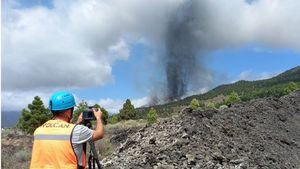 Las imágenes de la erupción del volcán en La Palma