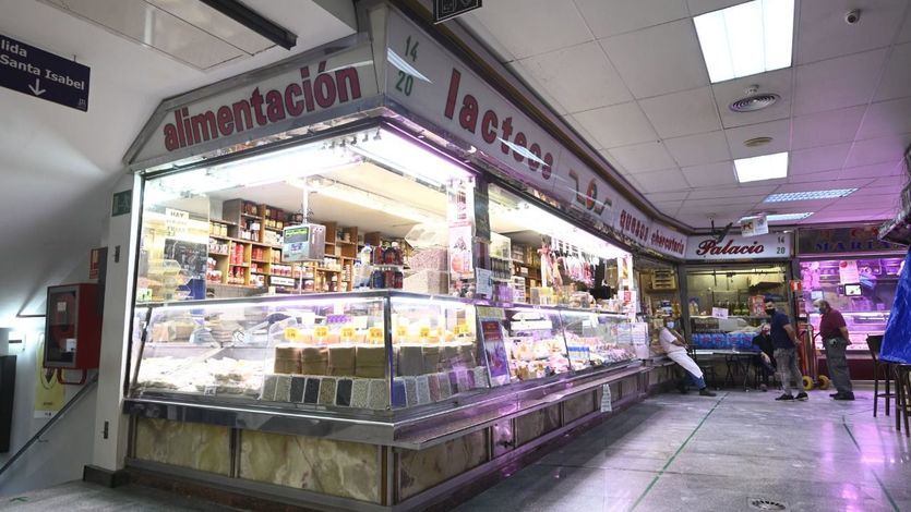Una imagen de un mercado en Madrid