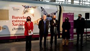 Renfe y Turismo de Barcelona presentan la campaña 'Barcelona estrena Navidad' para promocionar la ciudad como mejor destino navideño del sur de Europa 