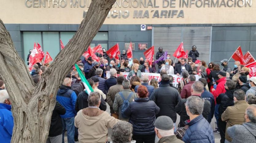 Protestas del sector del metal  en Cádiz