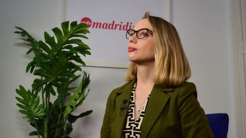 Carolina Alonso, portavoz de Unidas Podemos en la Asamblea de Madrid