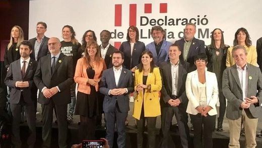 ERC, Bildu, Junts, la CUP y el BNG arremeten contra la Constitución: 