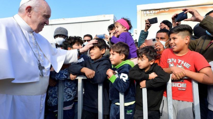 El llamamiento del Papa Francisco desde Lesbos: 'Detengamos este naufragio de civilización'