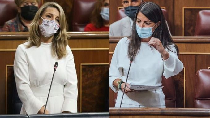 La respuesta de Yolanda Díaz a la 'dedicatoria' de Macarena Olona