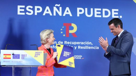 Bruselas transfiere a España los 10.000 millones del primer desembolso del Plan de Recuperación