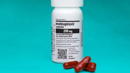 Frasco de Molnupiravir
