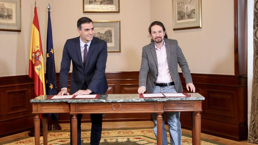 Pedro Sánchez y Pablo Iglesias