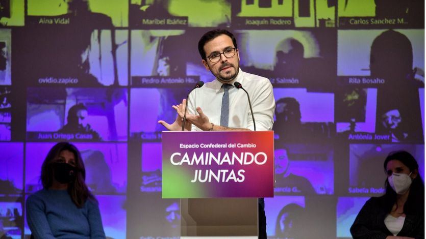 Garzón denuncia que Mañueco es 'el candidato de las macrogranjas'