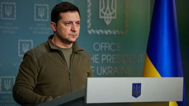 El presidente de Ucrania, Volodímir Zelensky