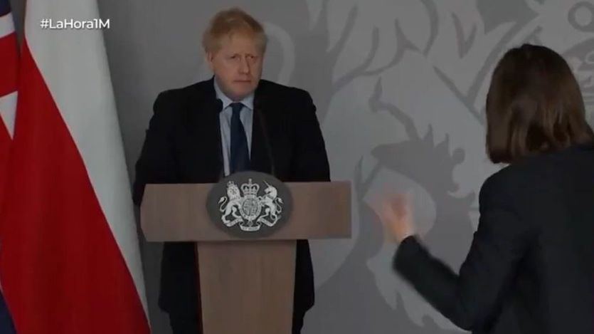 La bronca de una periodista ucraniana a Boris Johnson se hace viral