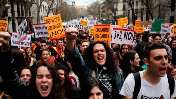 Huelga de estudiantes, según los organizadores la nueva Ley sigue desarrollándose en las mismas coordenadas privatizadoras