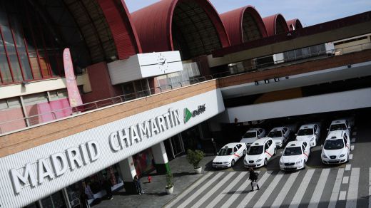Estación de trenes de Chamartín en Madrid
