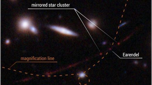 El telescopio Hubble detecta la estrella más lejana jamás vista