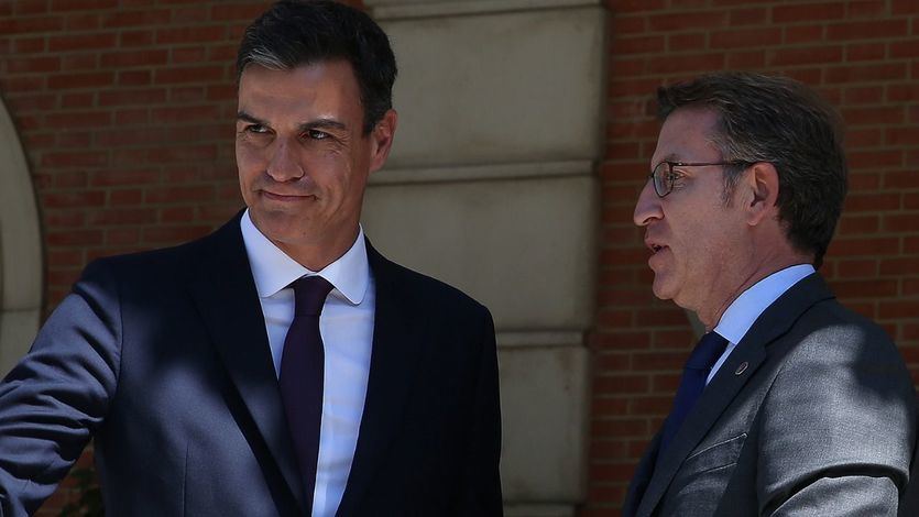 Pedro Sánchez y Alberto Núñez Feijóo