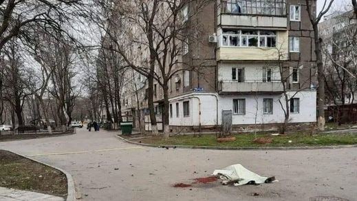 Victima mortal de un ataque ruso en Mariúpol 