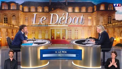 Macron gana el debate final a Le Pen, marcado por la guerra, Rusia y la edad de jubilación