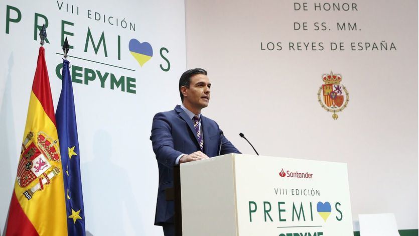 El presidente del Gobierno, Pedro Sánchez