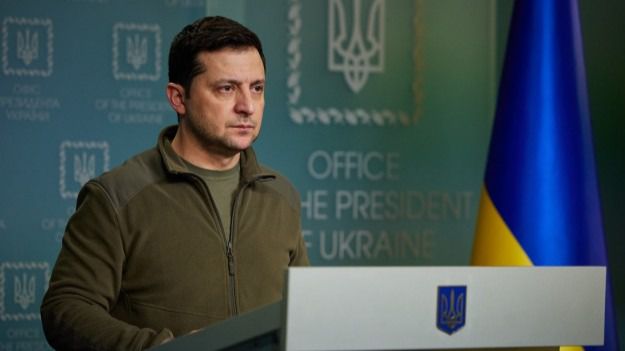 El presidente de Ucrania, Volodímir Zelensky