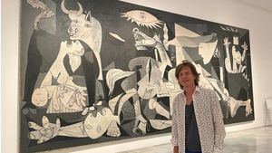La polémica por la fotografía de Mick Jagger junto al Guernica de Picasso