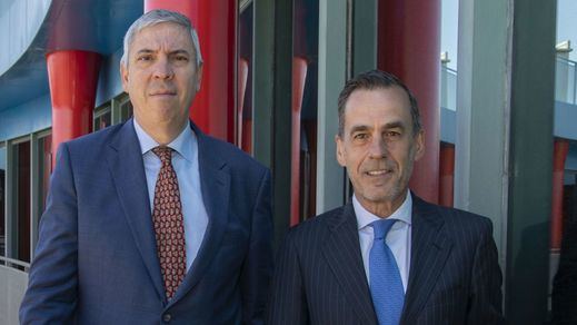 José Vicente de los Mozos, presidente del Comité Ejecutivo de IFEMA MADRID, y Juan Arrizabalaga, nuevo director general de la institución ferial
