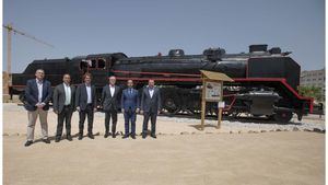 La Fundación de los Ferrocarriles cede tres locomotoras históricas para la futura subsede del Museo del Ferrocarril de Madrid en Fuenlabrada