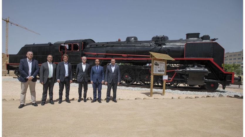 La Fundación de los Ferrocarriles cede tres locomotoras históricas para la futura subsede del Museo del Ferrocarril de Madrid en Fuenlabrada