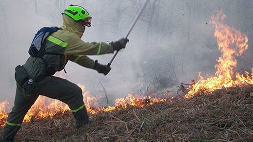 Los incendios aún activos que más preocupan, en Navarra