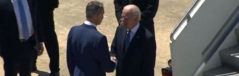 Biden aterriza en España con un gran recibimiento en su primera visita oficial a España