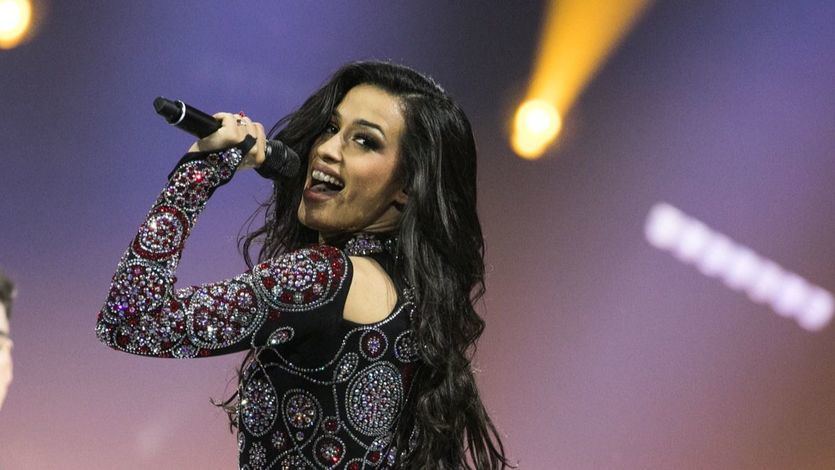 Chanel ensaya en Eurovisión