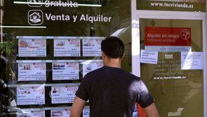 Qué porcentaje de españoles viven en una vivienda en propiedad y en alquiler: 77% y 23%