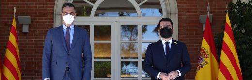Sánchez y Aragonès celebran este mediodía la reunión del enfriamiento tras la crisis del espionaje