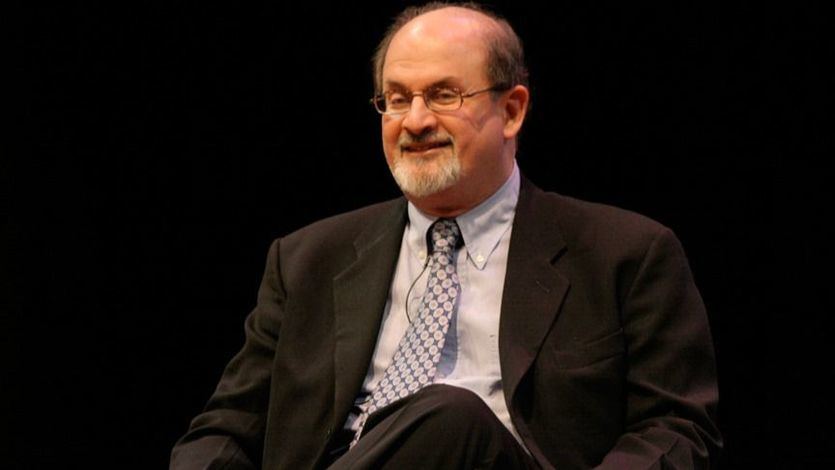 Salman Rushdie, en un acto de la Asia Society