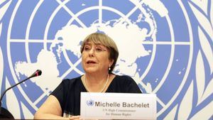Bachelet se despide de su cargo de Derechos Humanos en la ONU reconociendo "presiones" y que "el mundo no ha mejorado"