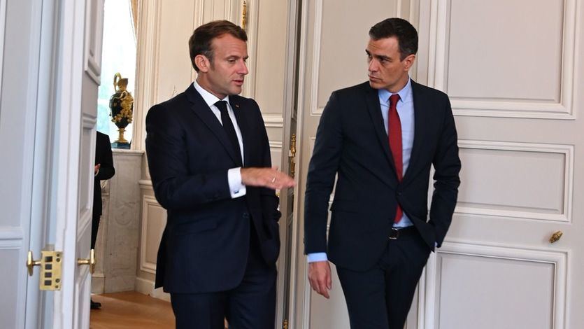 Emmanuel Macron y Pedro Sánchez